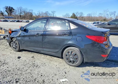 2016 Hyundai Accent Se z USA, uszkodzony, nr VIN KMHCT4AE7GU077775